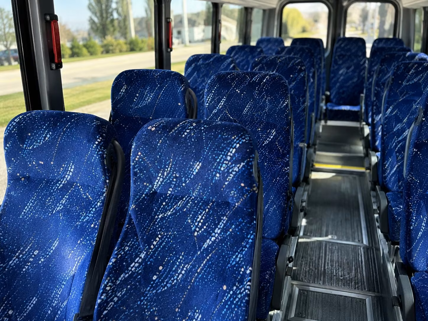 15 passenger minibus inside