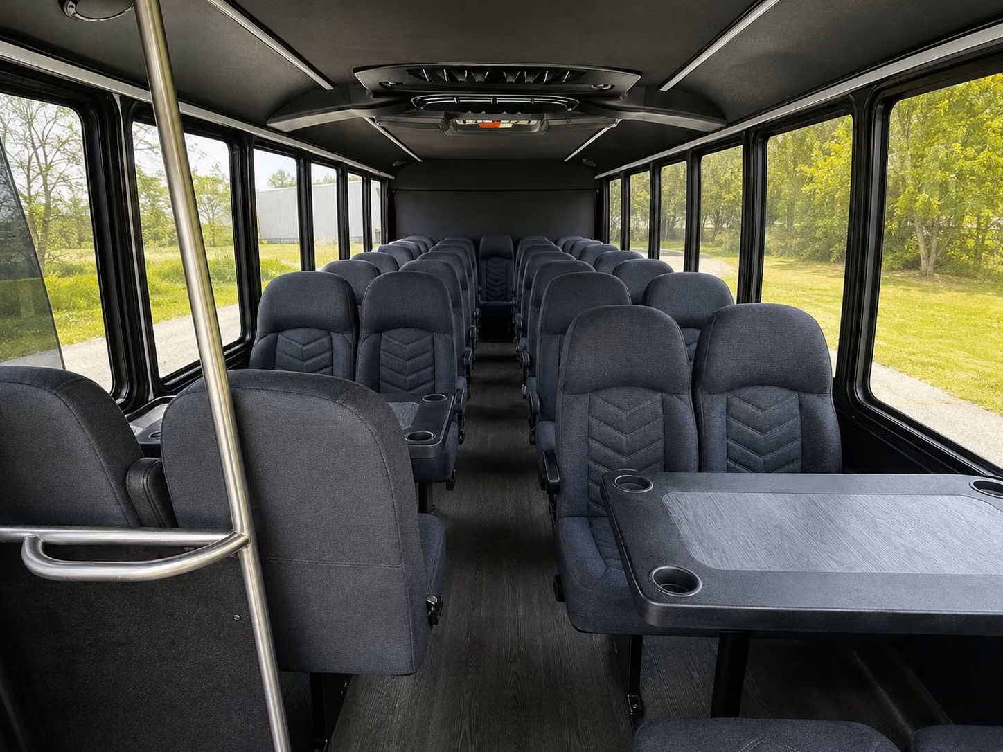 18 passenger minibus interior