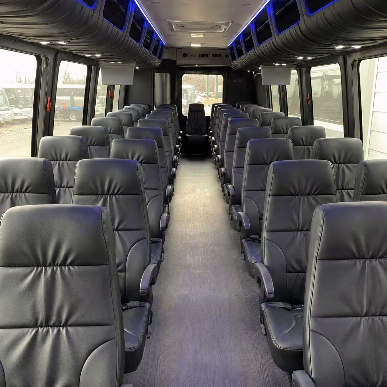 35 passenger minibus interior
