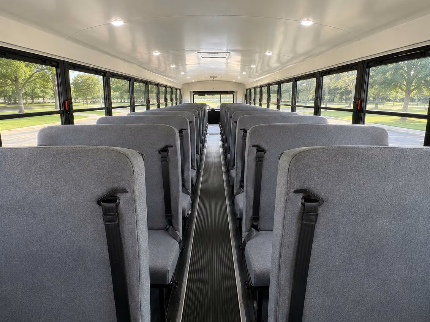 school bus interior