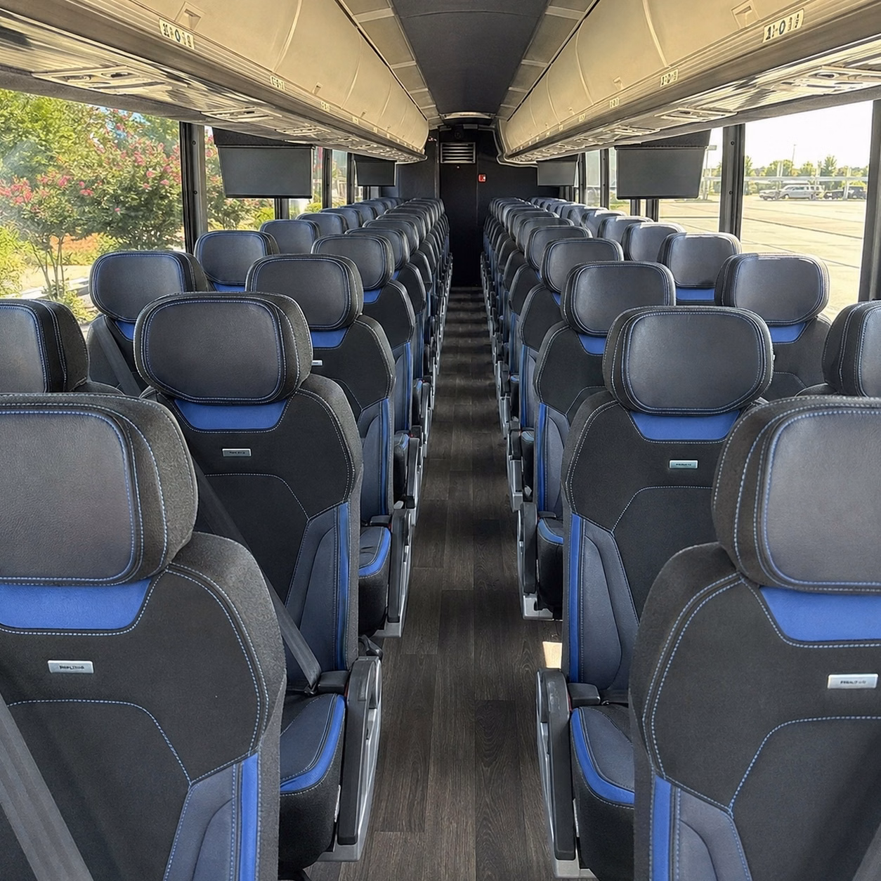 the bronx charter bus interior