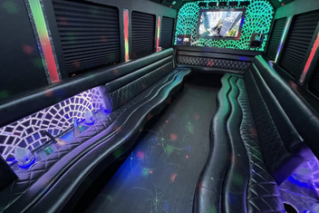 The Bronx Limo Bus Interior